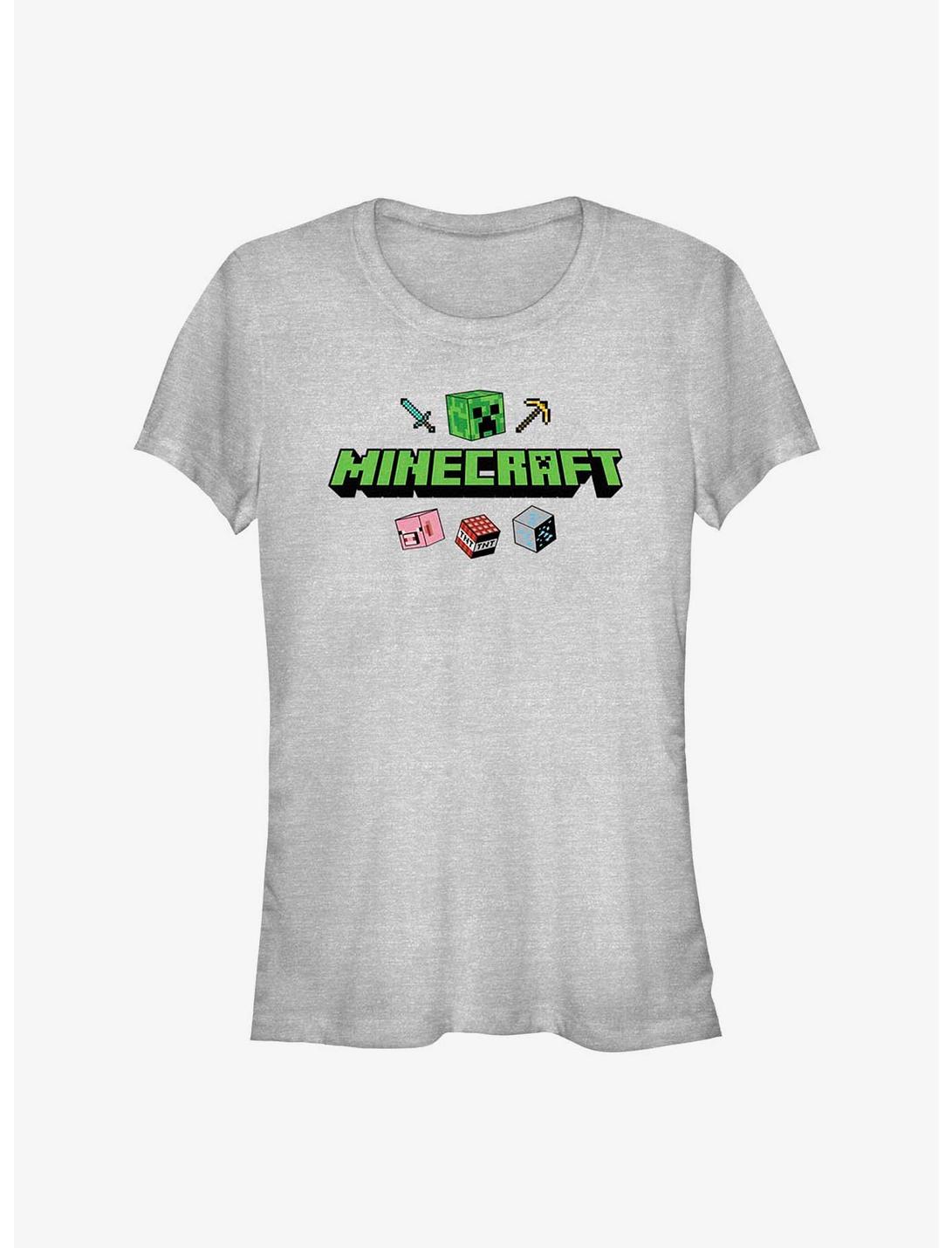 Minecraft Logo Girls T-Shirt