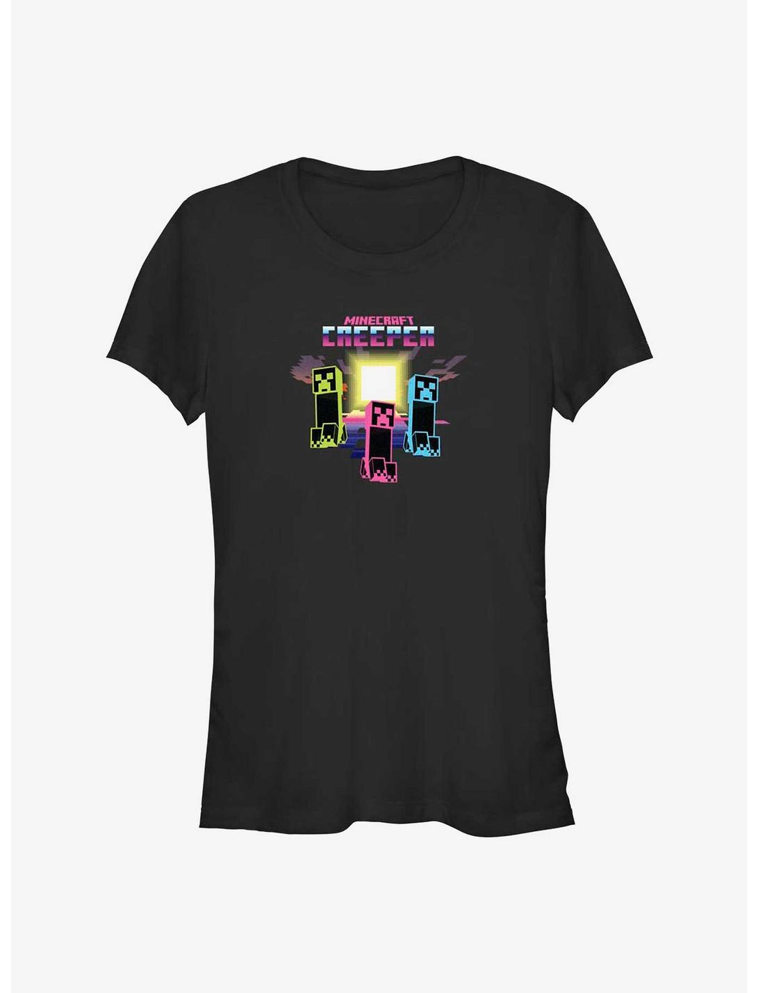 Minecraft Neon Creepers Ascended Girls T-Shirt