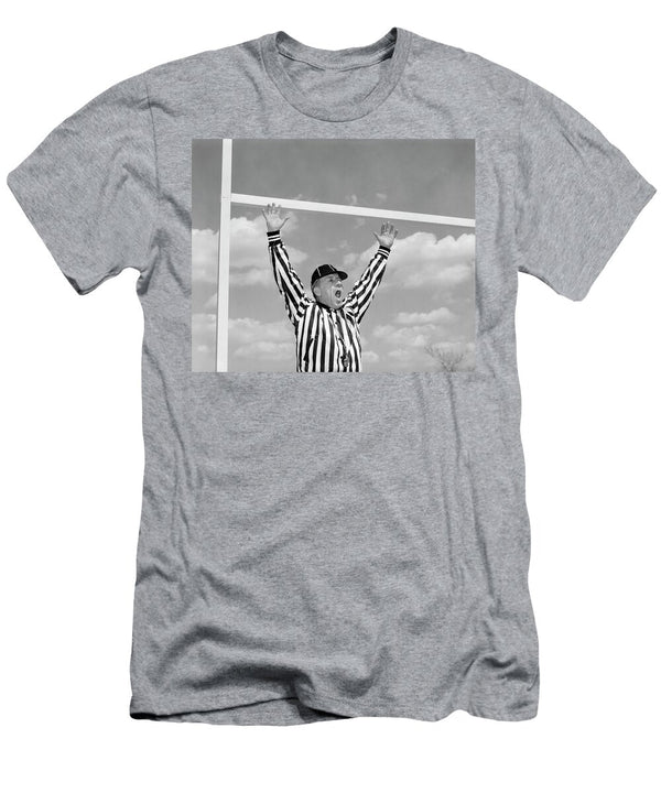1960s American Football Referee Making Vintage Images T-Shirt