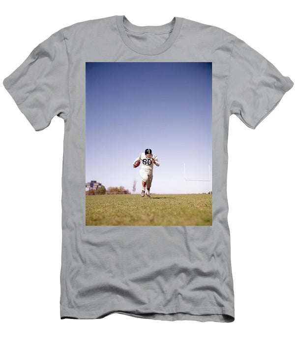 1960s Football Player Running Towards Vintage Images T-Shirt