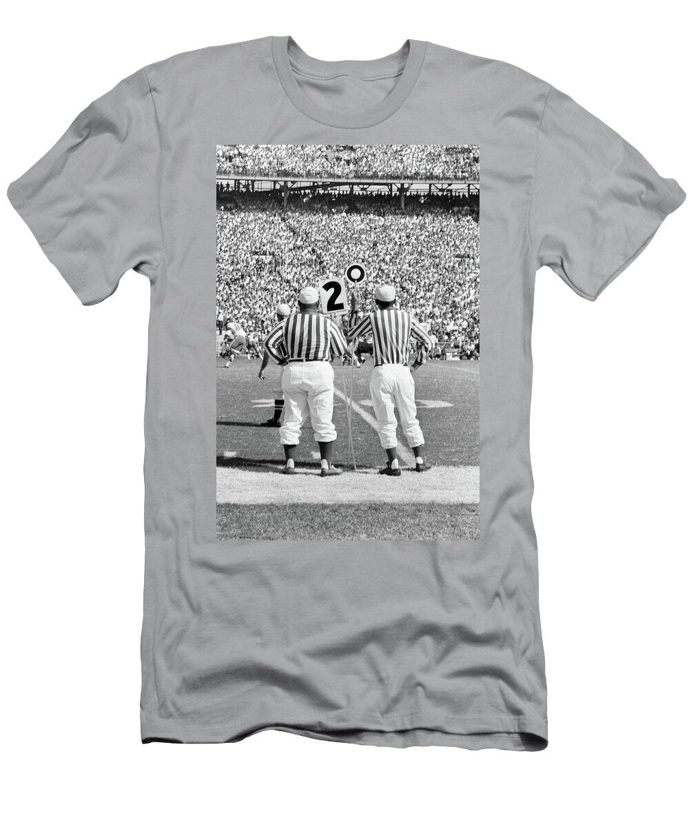 1960s Professional Football Game Vintage Images T-Shirt
