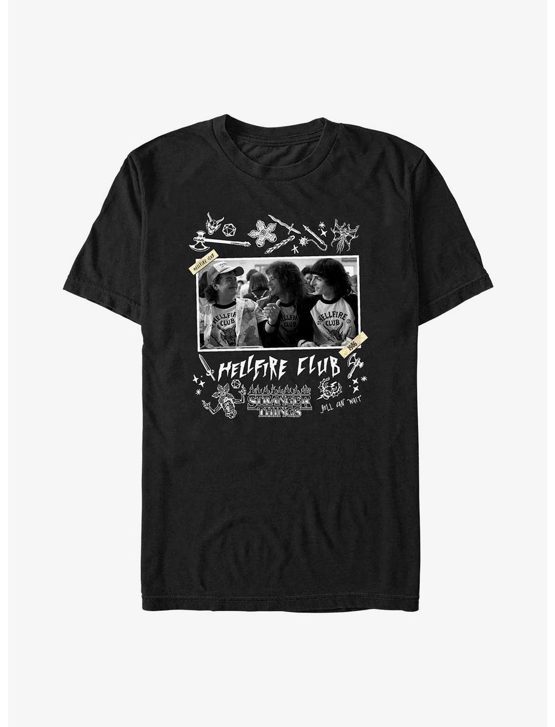 Stranger Things Hellfire Club Scrapbook T-Shirt