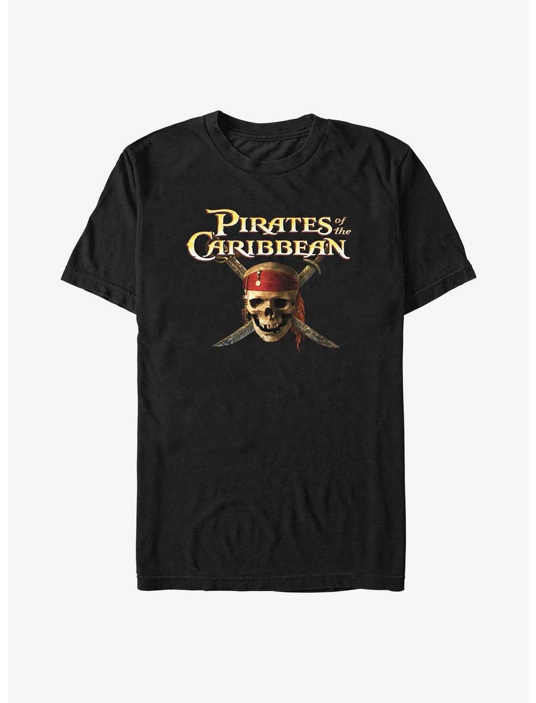 Disney Pirates of the Caribbean Skull Cross Logo T-Shirt