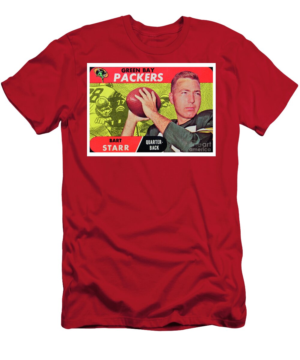 1968 Bart Star Topps Fb Card David Lee Thompson T-Shirt