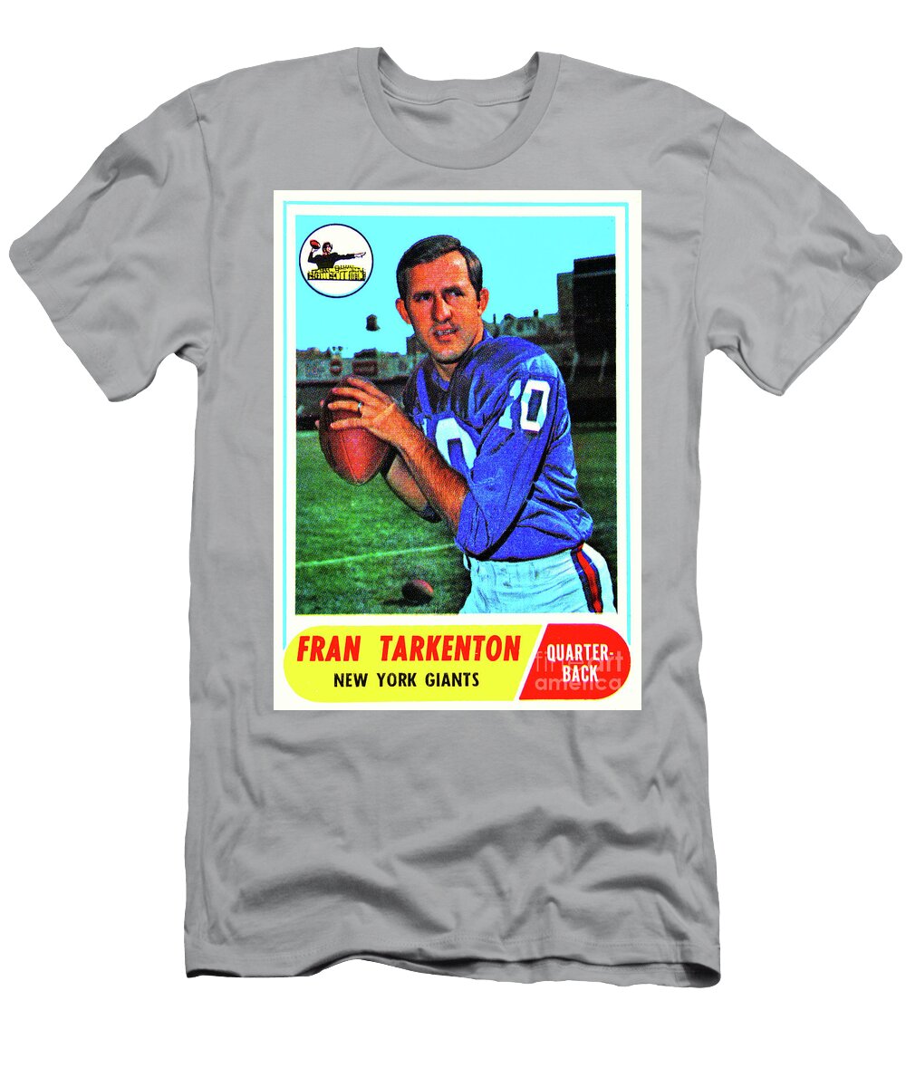 1968 Topps Fran Tarkenton Fb Card David Lee Thompson T-Shirt