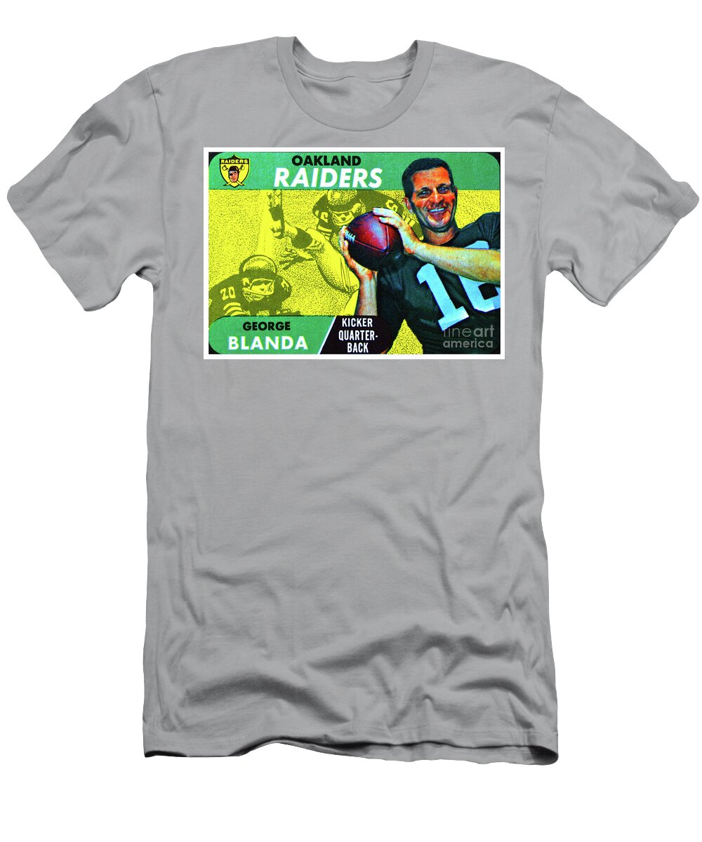 1968 Topps George Blanda Fb Card David Lee Thompson T-Shirt