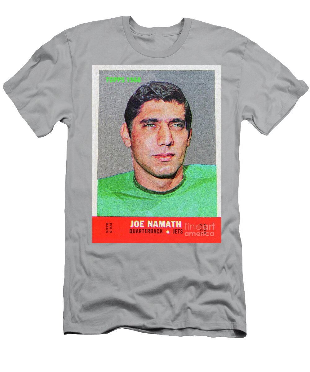 1968 Topps Joe Namith Football Card Fold Back David Lee Thompson T-Shirt