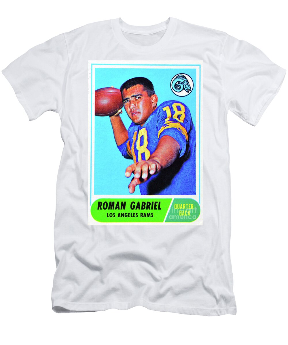 1968 Topps Roman Gabriel Fb Card David Lee Thompson T-Shirt