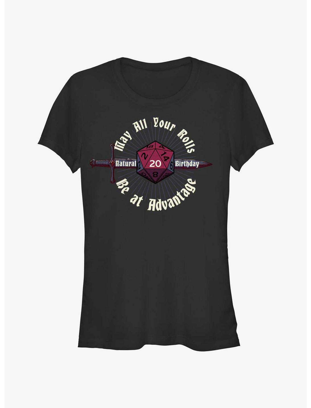 Dungeons & Dragons Birthday Advantage Girls T-Shirt