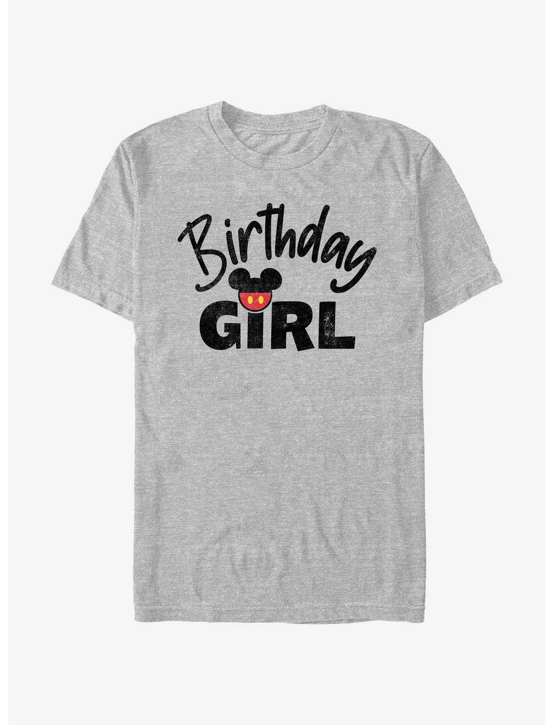 Disney Mickey Mouse Birthday Girl Mouse Ears T-Shirt