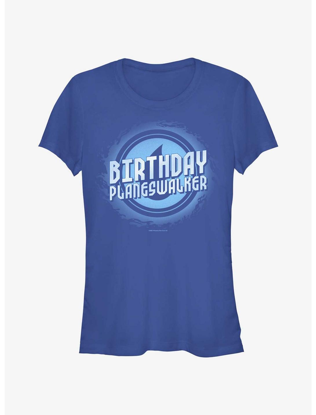 Magic: The Gathering Birthday Blue Mana Planeswalker Girls T-Shirt