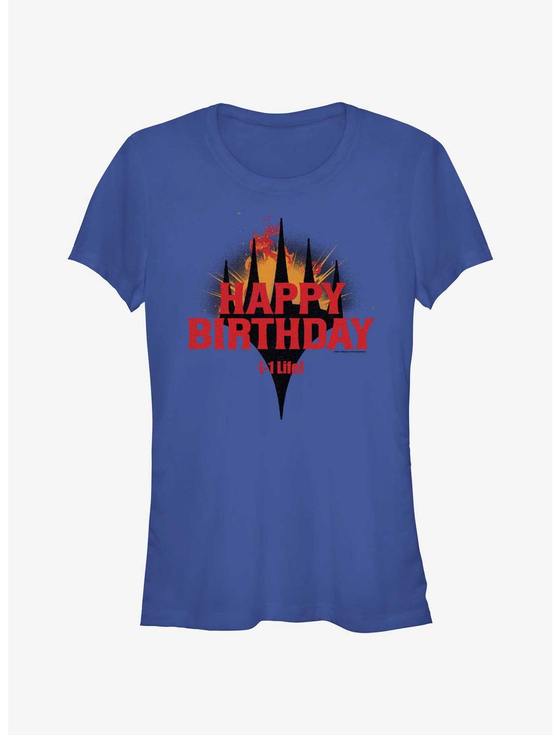 Magic: The Gathering Birthday -1 Life Girls T-Shirt