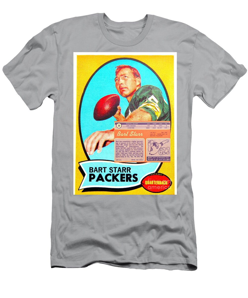 1970 Topps Bart Star Football Card Front Back David Lee Thompson T-Shirt