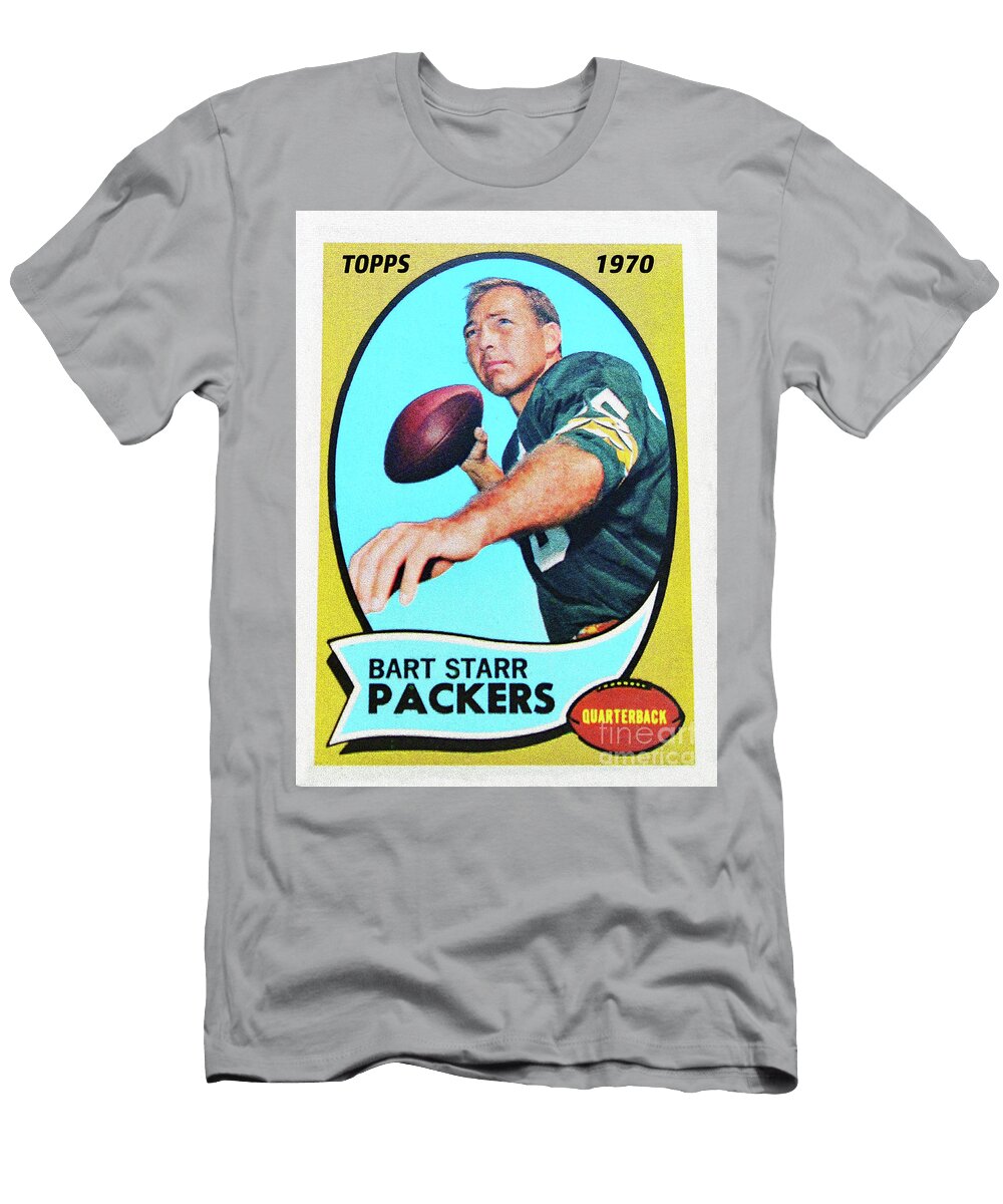 1970 Topps Bart Star Football Poster Card David Lee Thompson T-Shirt