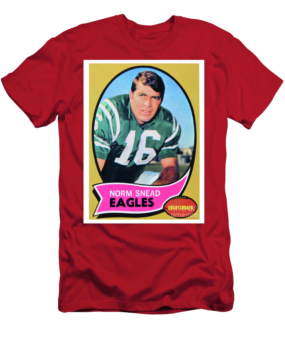 1970 Topps Norm Snead Football Card David Lee Thompson T-Shirt
