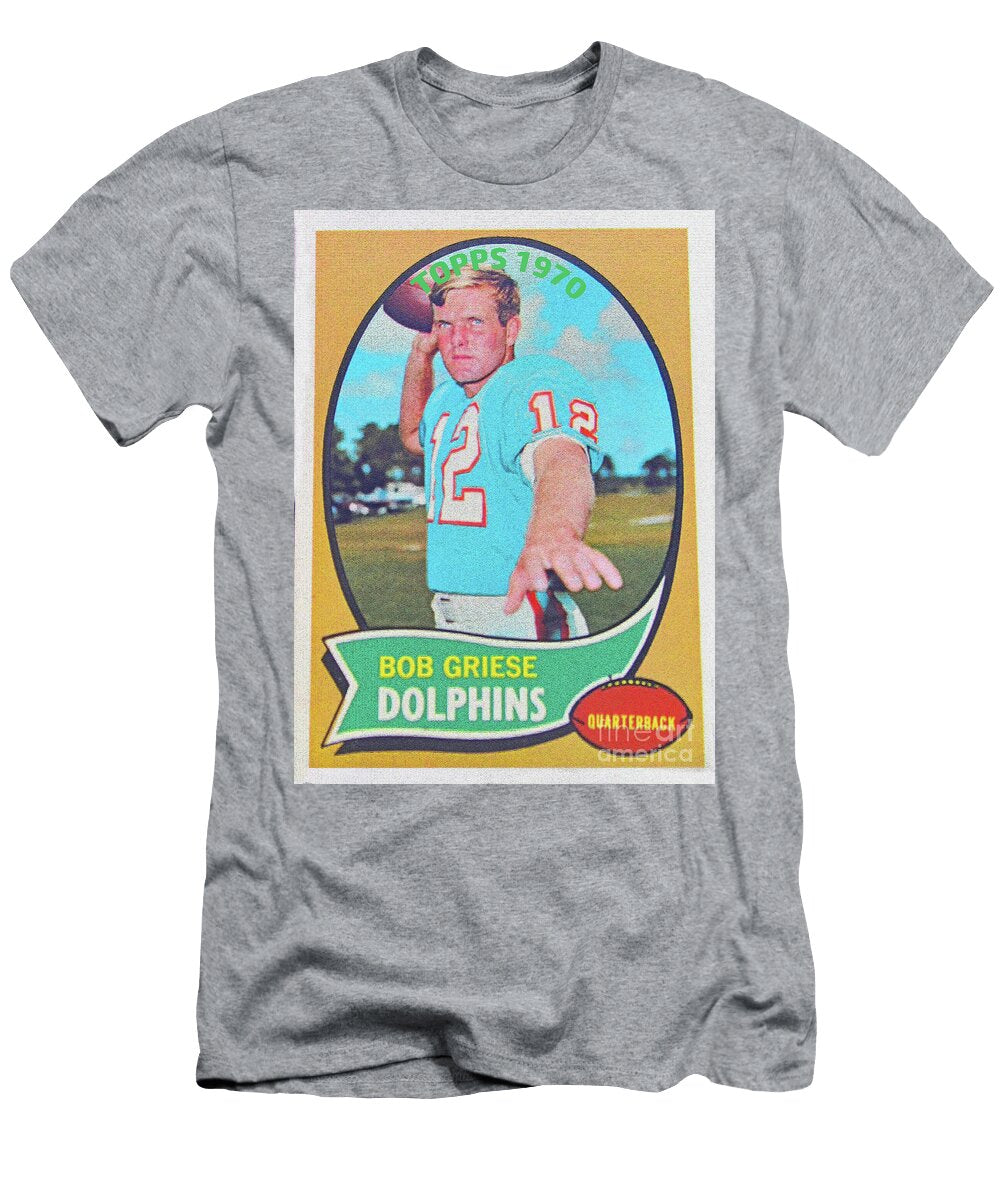 1970s Topps Bob Greise Football Card David Lee Thompson T-Shirt