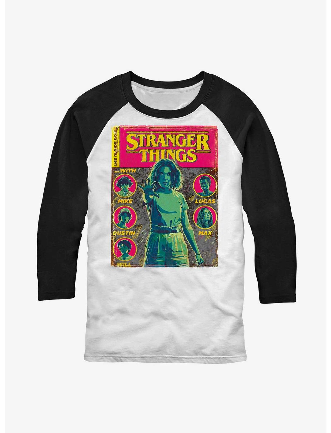 Stranger Things Comic Cover Raglan T-Shirt