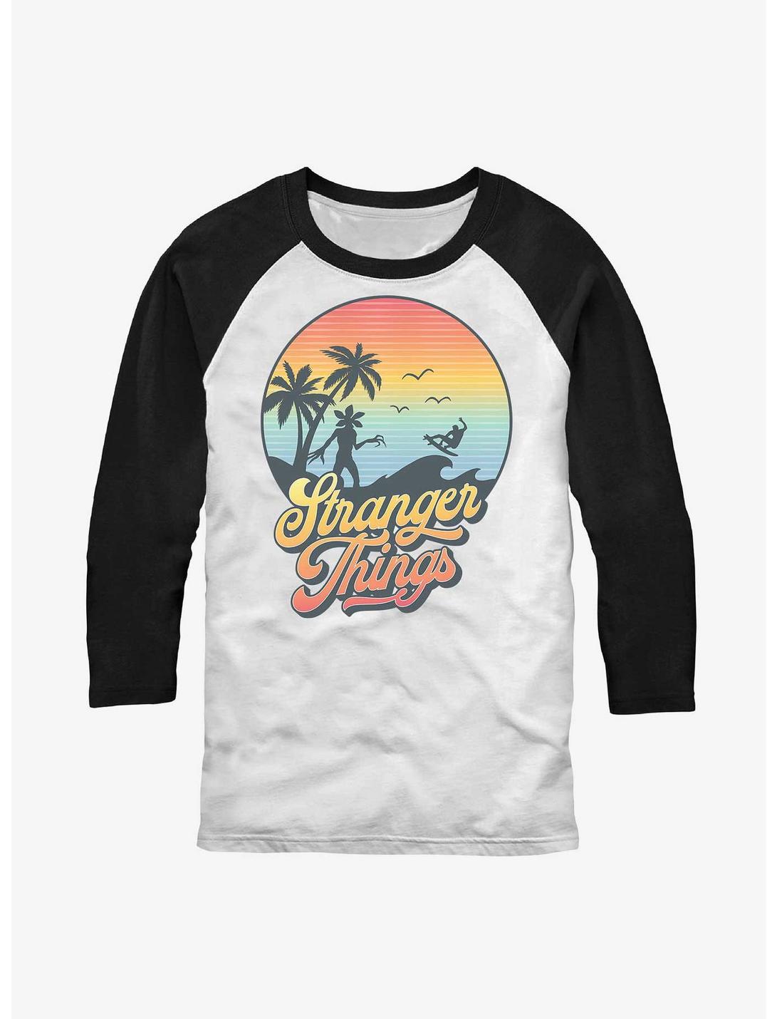 Stranger Things Retro Sun Raglan T-Shirt