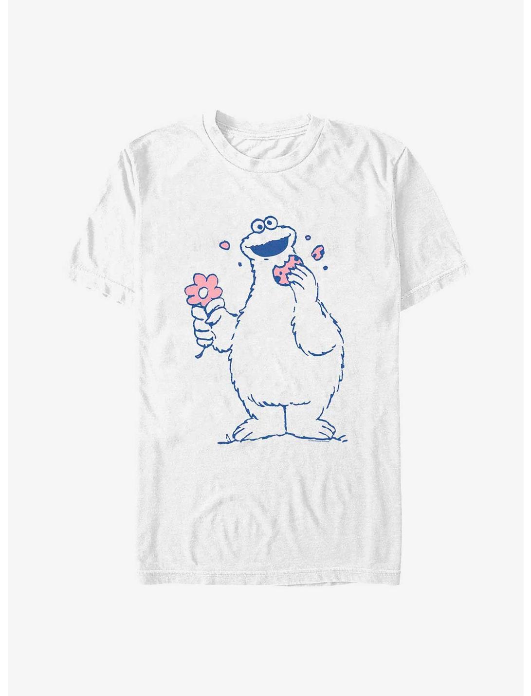 Sesame Street Cookie Monster Flower T-Shirt