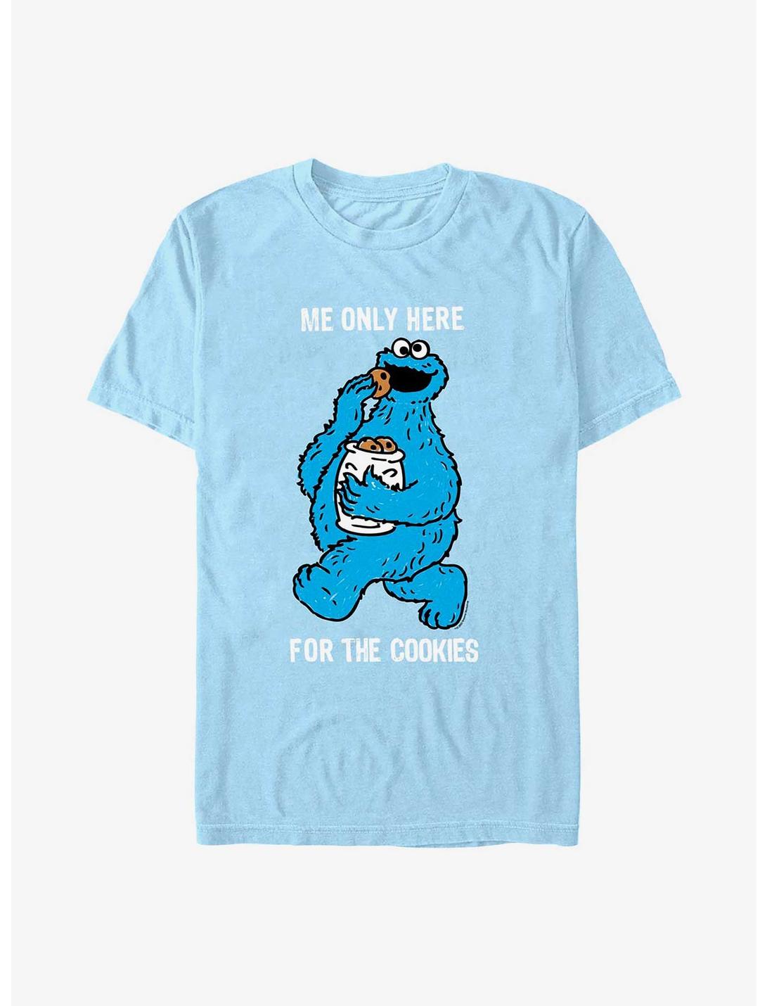 Sesame Street Cookie Monster Only Here For Cookies T-Shirt