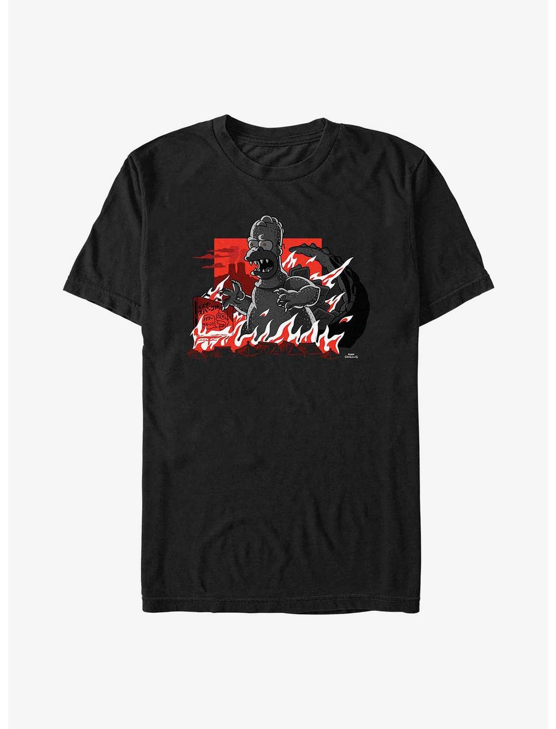 T-shirt Homer Godzilla Les Simpson