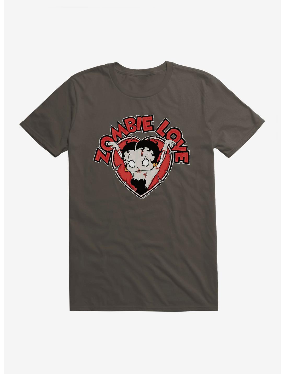 Betty Boop Zombie Love Heart T-Shirt