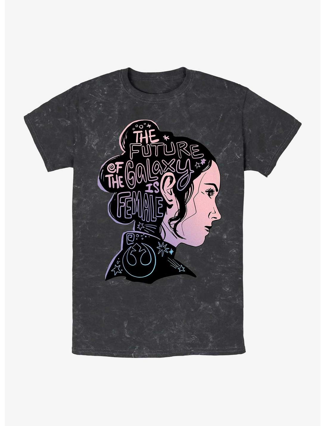 Star Wars: The Rise Of Skywalker Future Galaxy Is Female Mineral Wash T-Shirt
