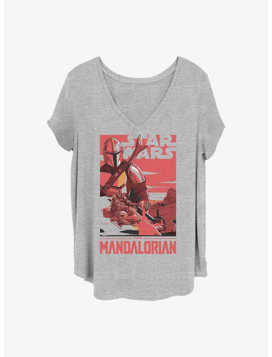 Star Wars The Mandalorian Mad Mando Poster Girls T-Shirt Plus Size