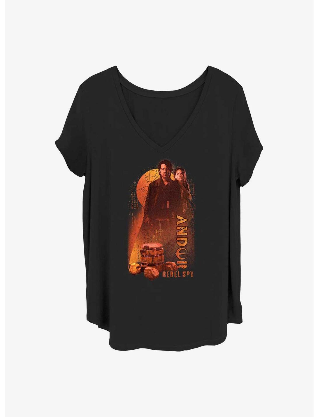 T-shirt Fille Grande Taille Star Wars Rébellion Rebelle