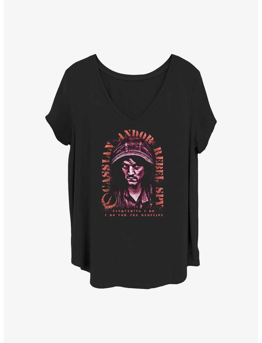 Star Wars Cassian Andor Rebel Spy Girls T-Shirt Plus Size