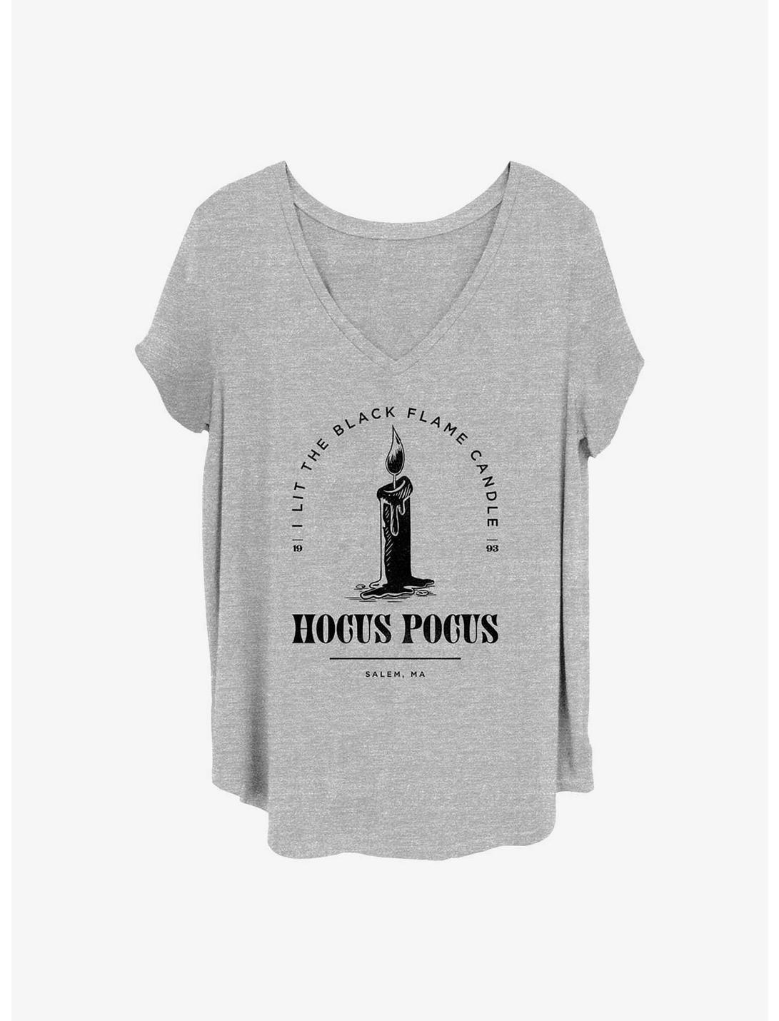 Disney Hocus Pocus I Lit The Black Flame Candle Girls T-Shirt Plus Size
