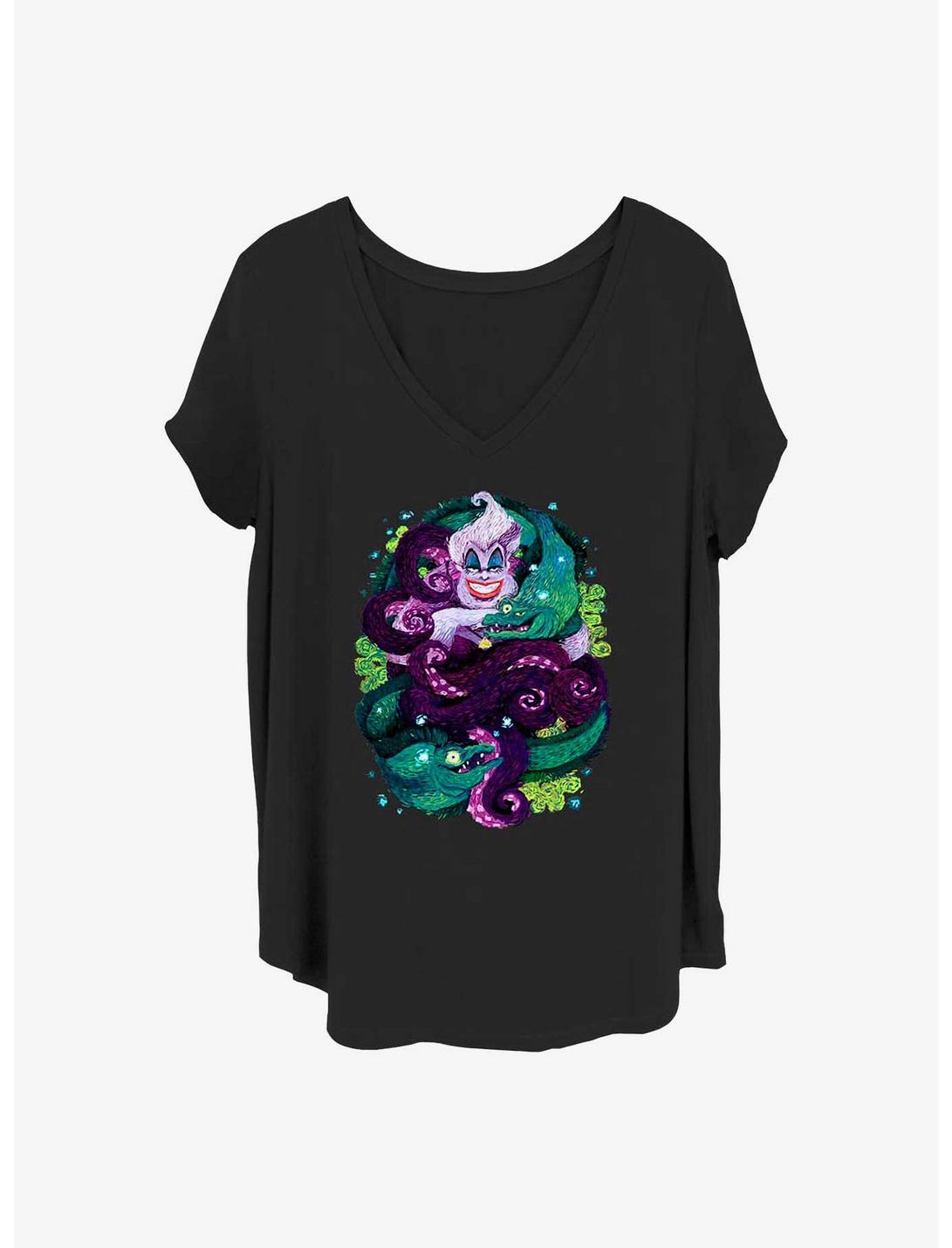 T-shirt Fille Disney Méchants Ursula Mers Étoilées Grande Taille