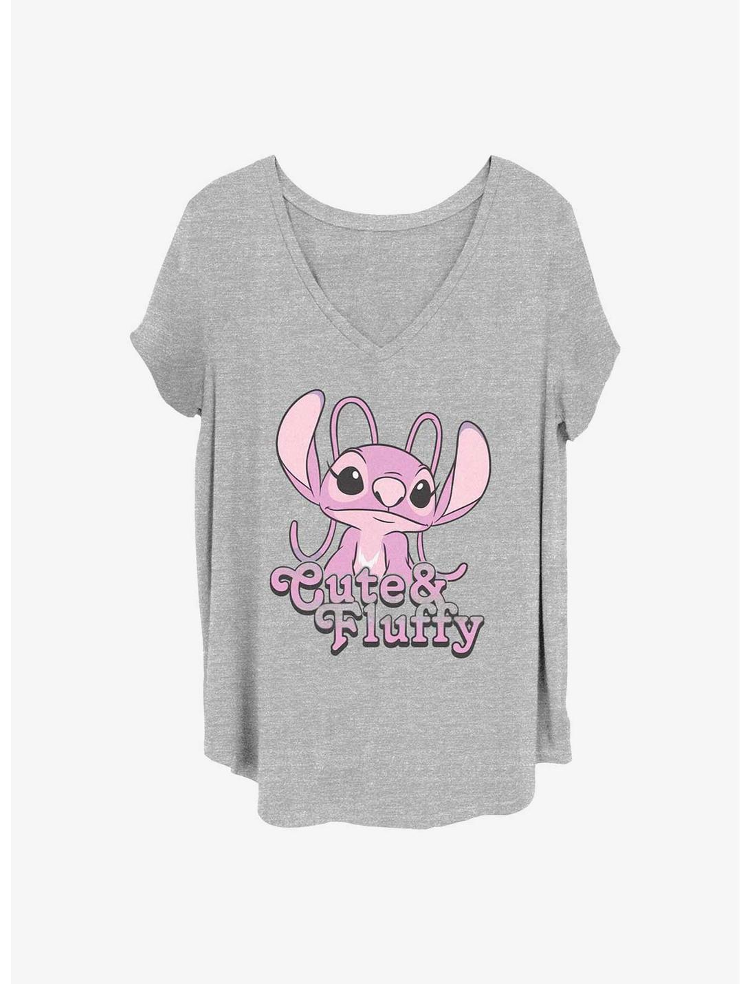 Disney Lilo & Stitch Fluffy Angel Girls T-Shirt Plus Size