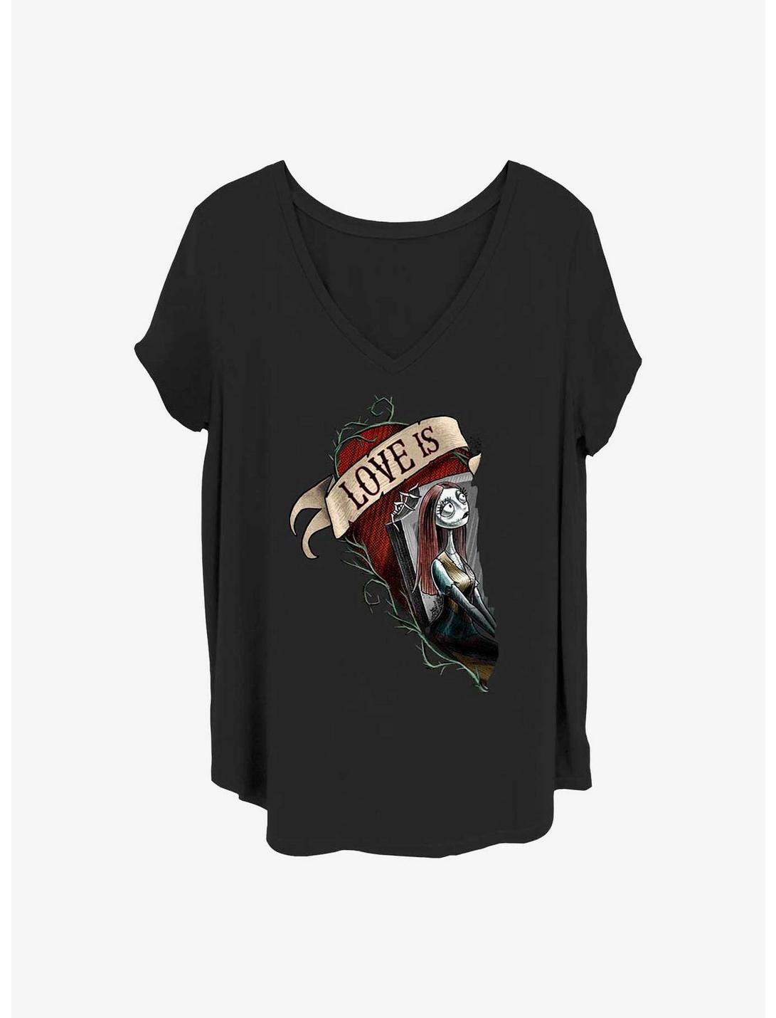 The Nightmare Before Christmas Sally Love Is Girls T-Shirt Plus Size