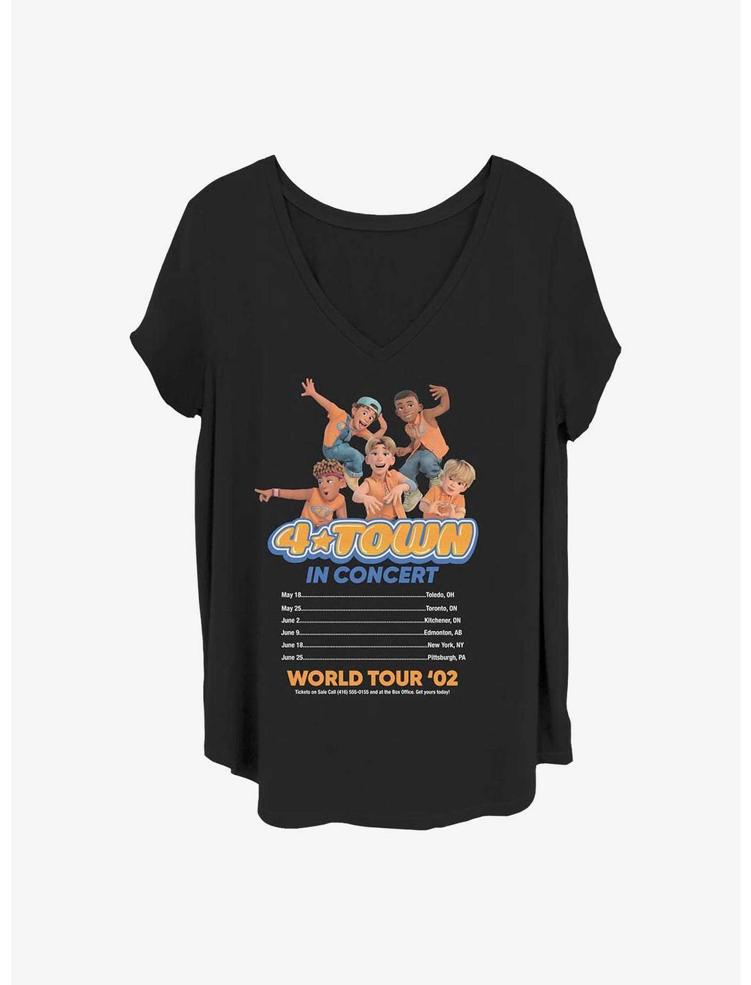 Disney Pixar Turning Red Concert Listing Girls T-Shirt Plus Size