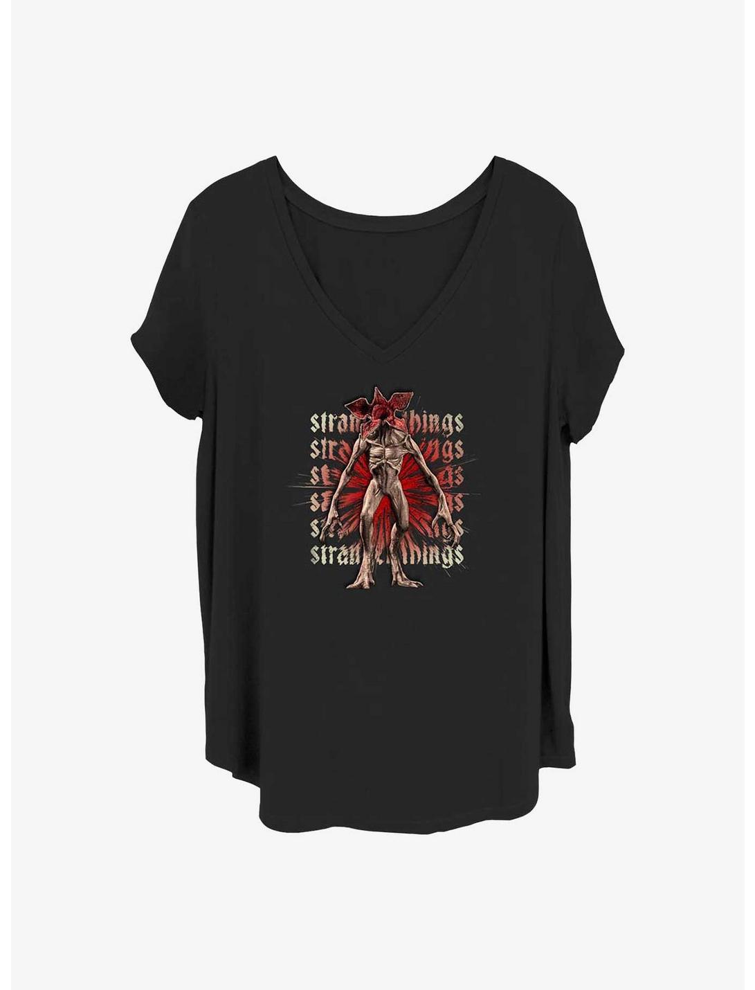 Stranger Things Demogorgon Focus Girls T-Shirt Plus Size