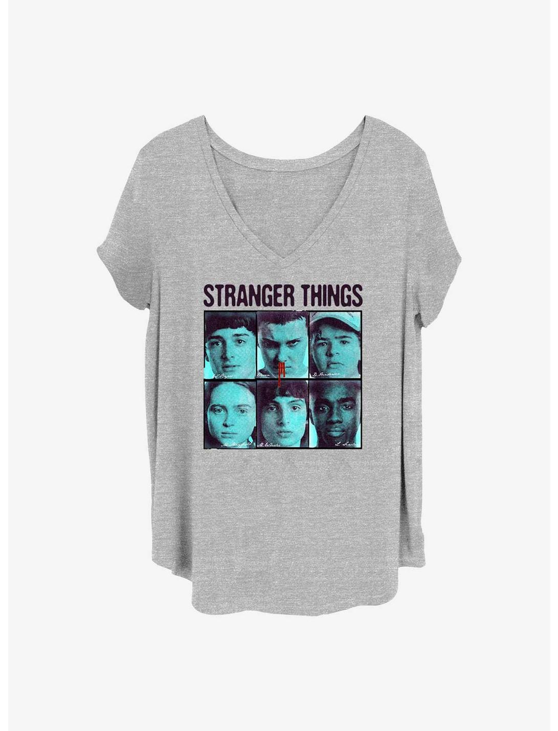 Stranger Things Halftone Gang Girls T-Shirt Plus Size