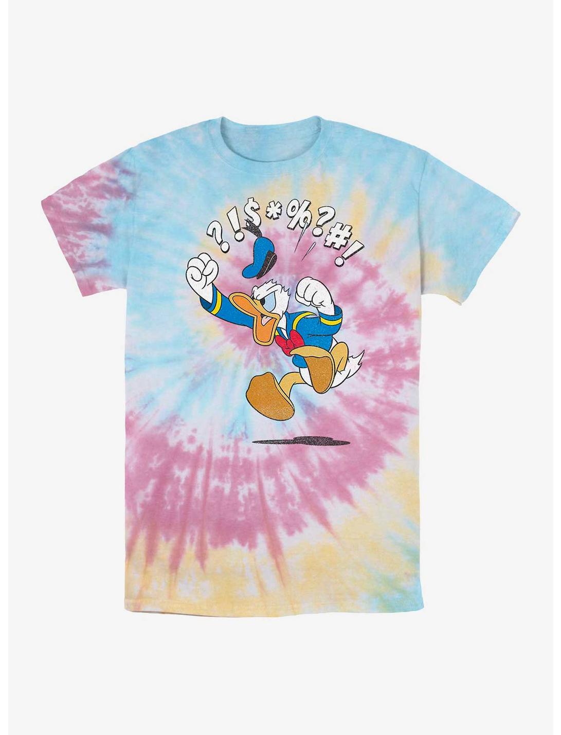 Disney Donald Duck Donald Mad Tie Dye T-Shirt