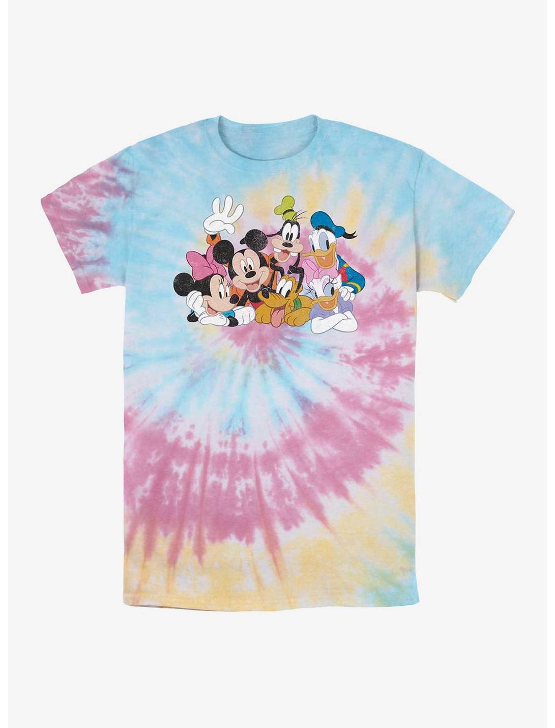 Disney Mickey Mouse & Friends Smiling Tie Dye T-Shirt