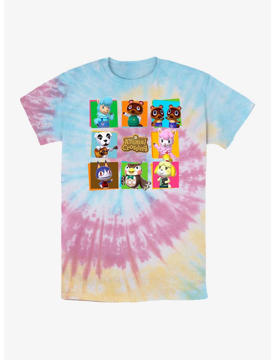 Nintendo Animal Crossing Villagers Tie Dye T-Shirt