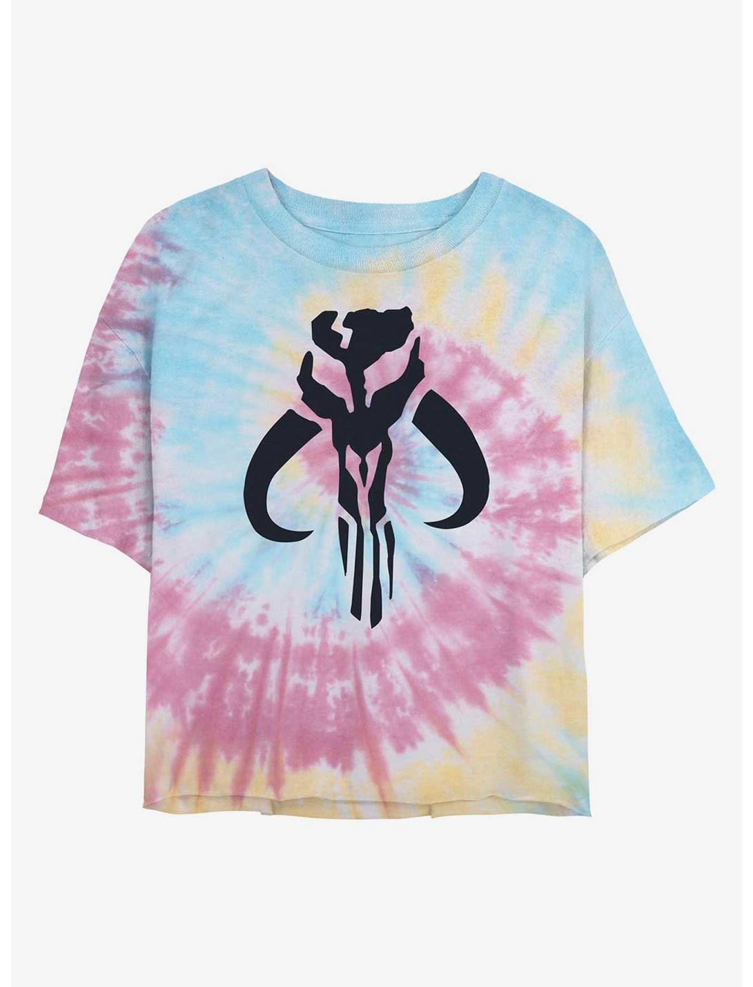 T-shirt court tie-dye Star Wars The Mandalorian motif Mythosaure pour filles