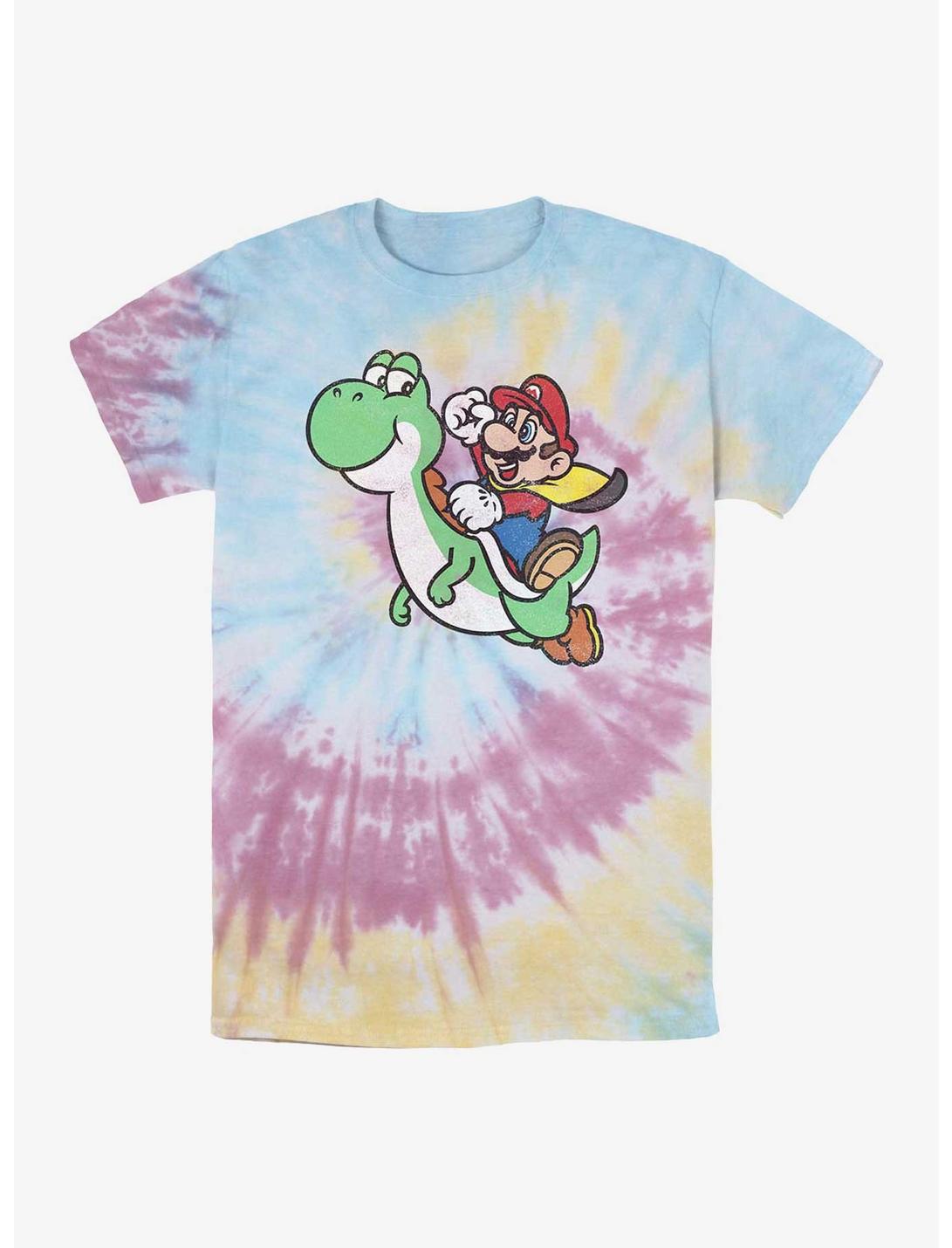 Nintendo Mario Yoshi Jump Tie Dye T-Shirt