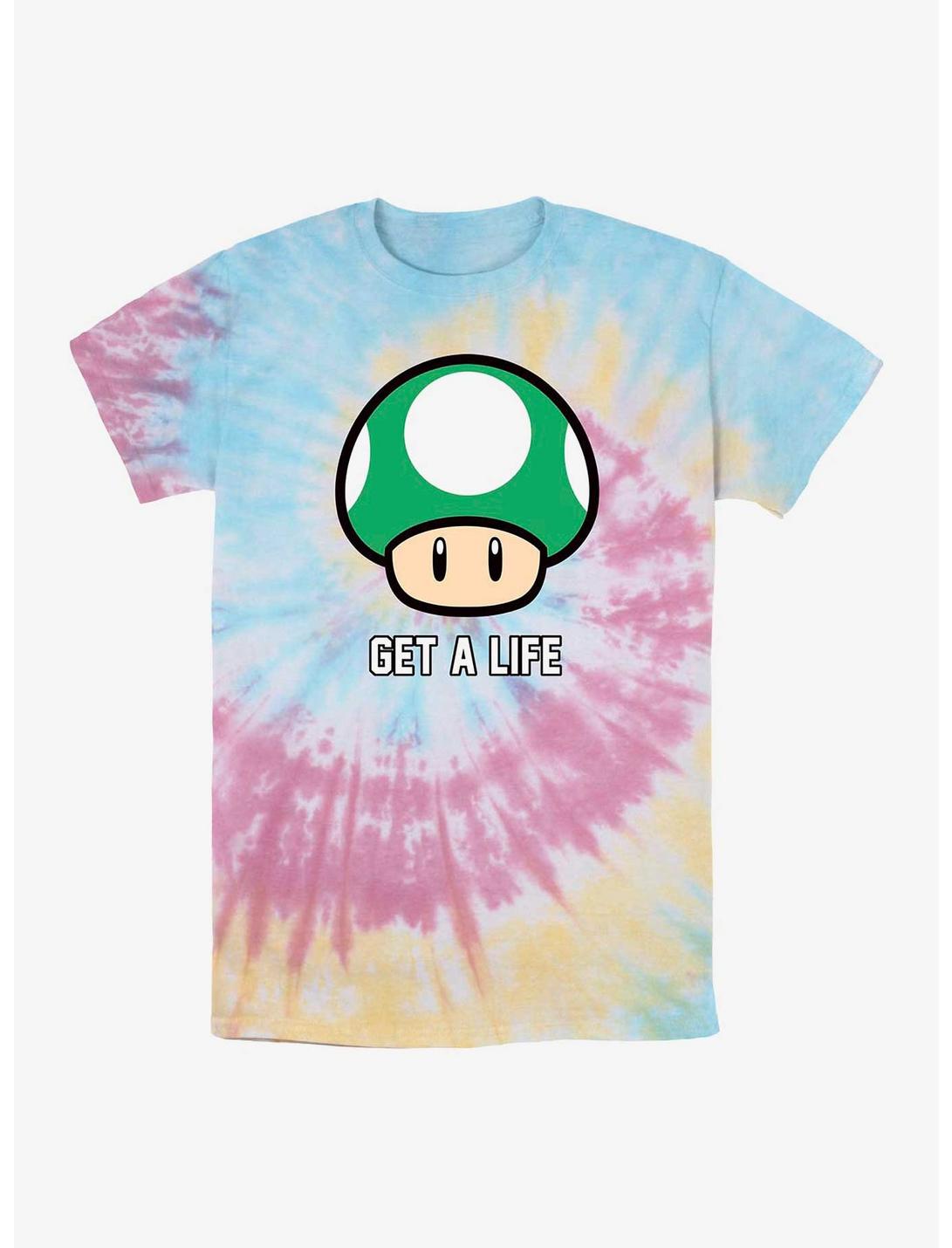 Nintendo Get A Life Tie Dye T-Shirt