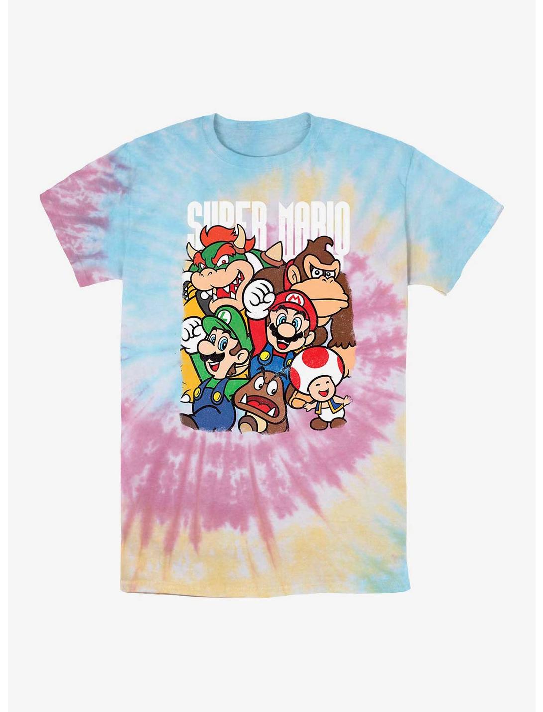 Nintendo Super Group Tie Dye T-Shirt