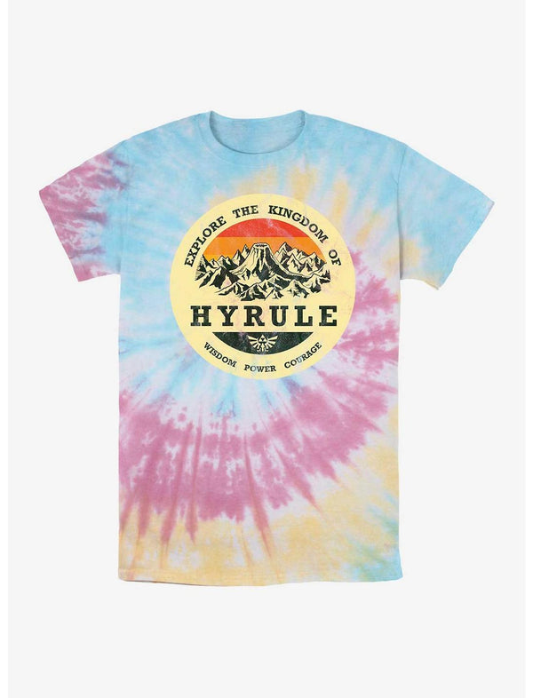 Nintendo The Legend of Zelda Explore Hyrule Tie Dye T-Shirt