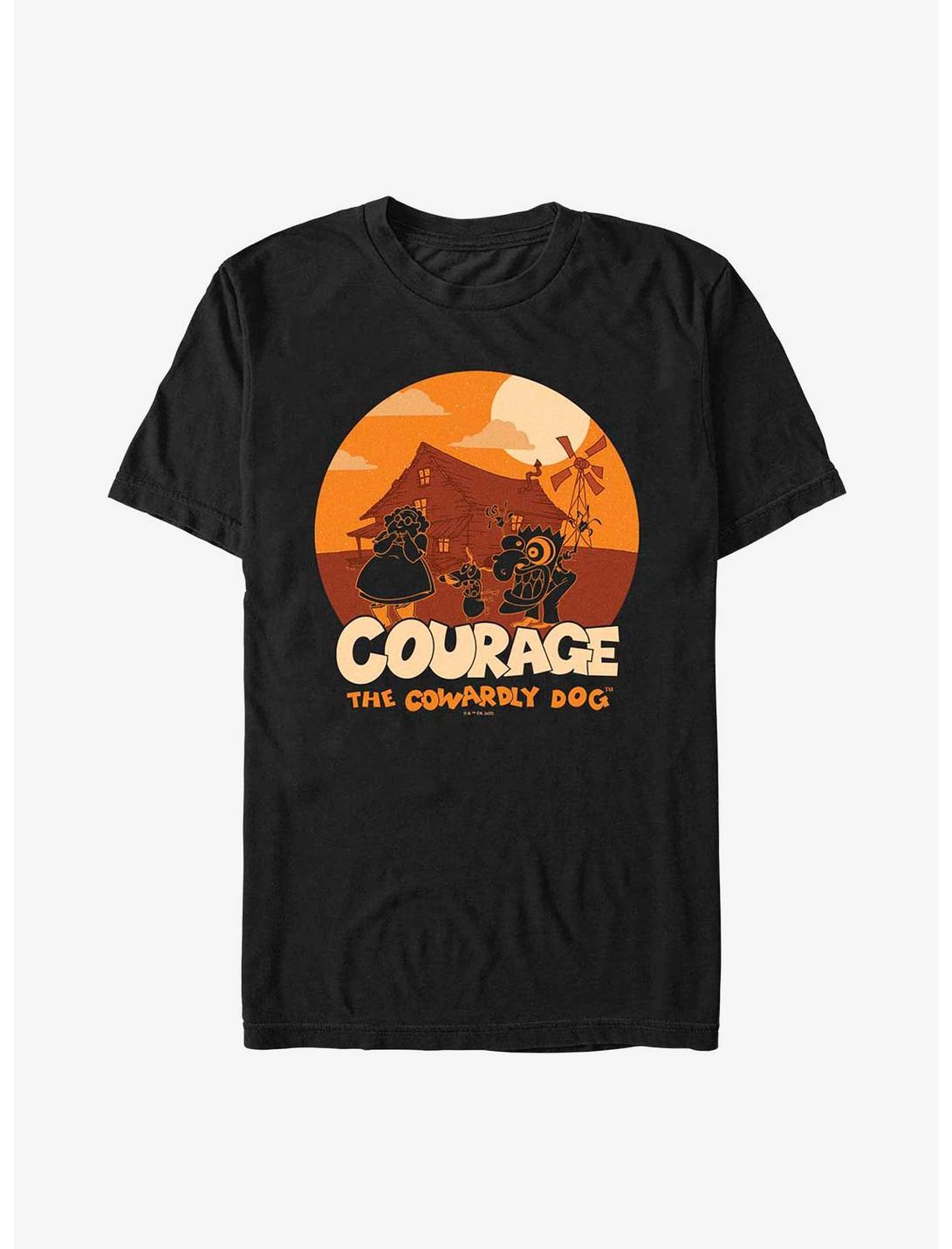 T-shirt Cartoon Network Courage le chien lâche Hantise lâche