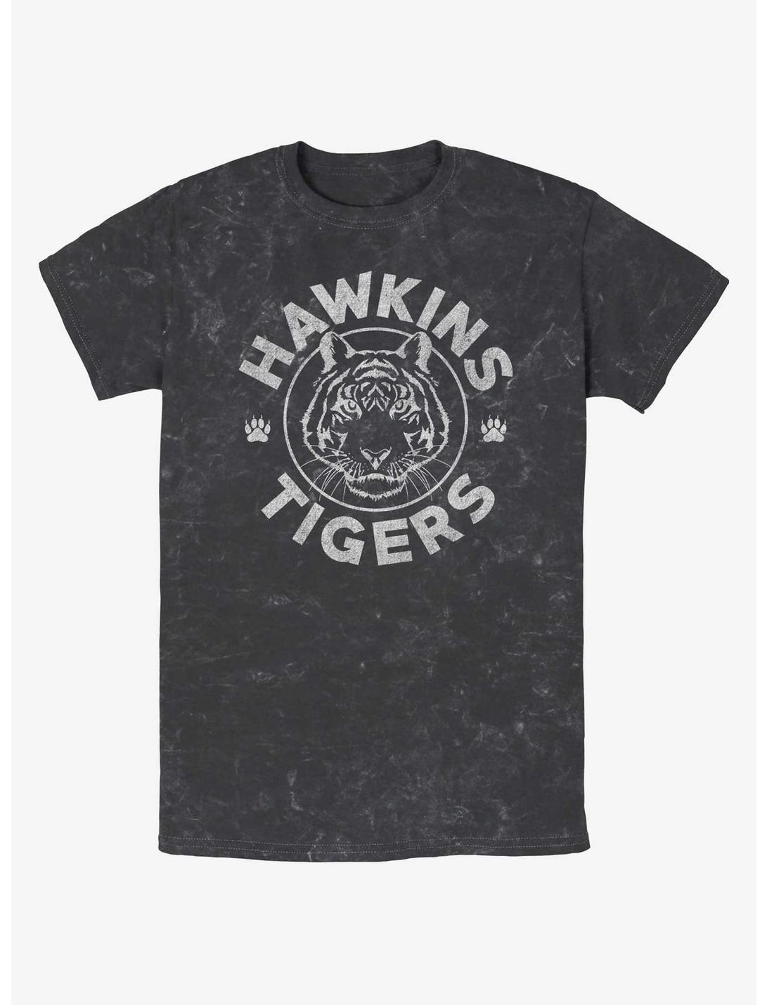 Stranger Things Hawkins Tigers Mineral Wash T-Shirt