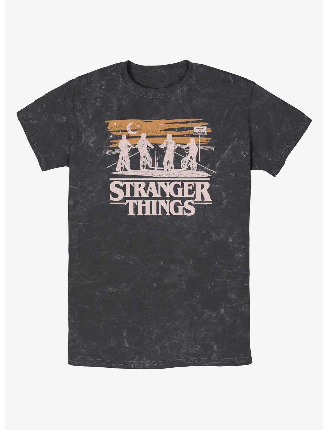 Stranger Things Ride The Night Mineral Wash T-Shirt