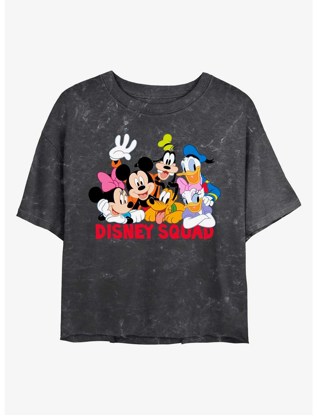 Disney Mickey Mouse Disney Squad Mineral Wash Crop Girls T-Shirt