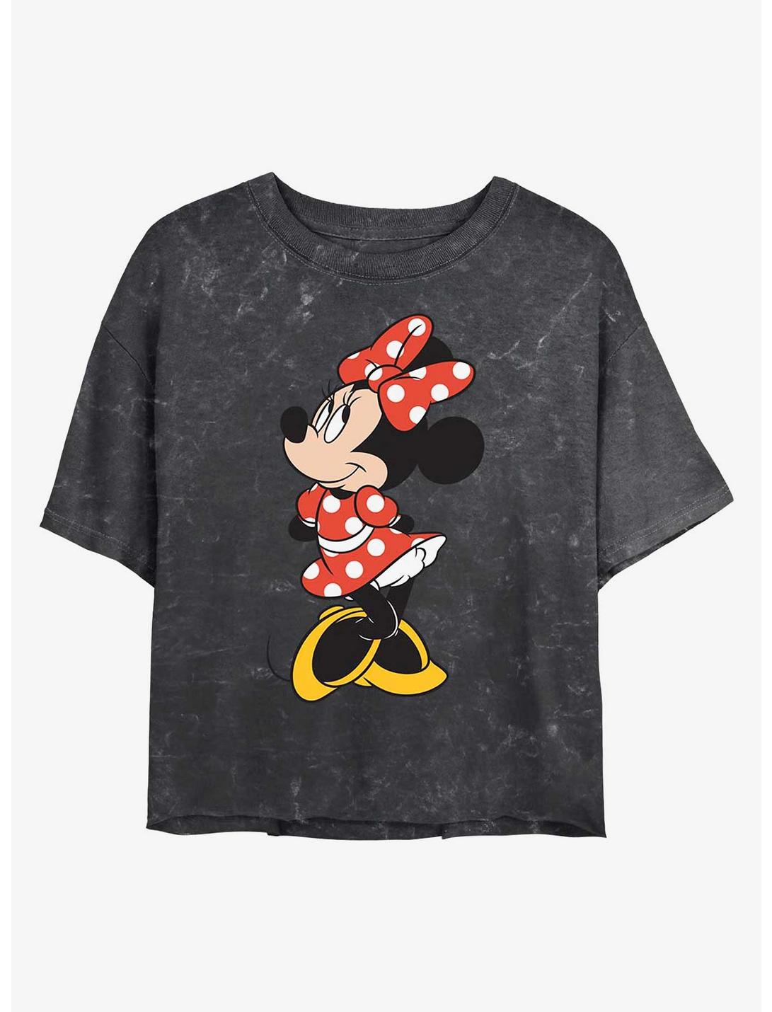 Disney Minnie Mouse Traditional Minnie Mineral Wash Crop Girls T-Shirt